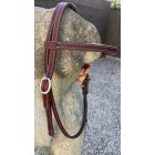 GVR Browband trainings headstall with bit-snap ends